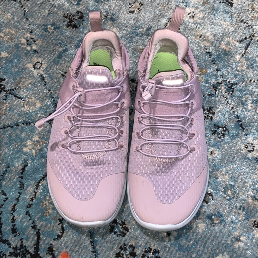 Lavender Nike running shoes